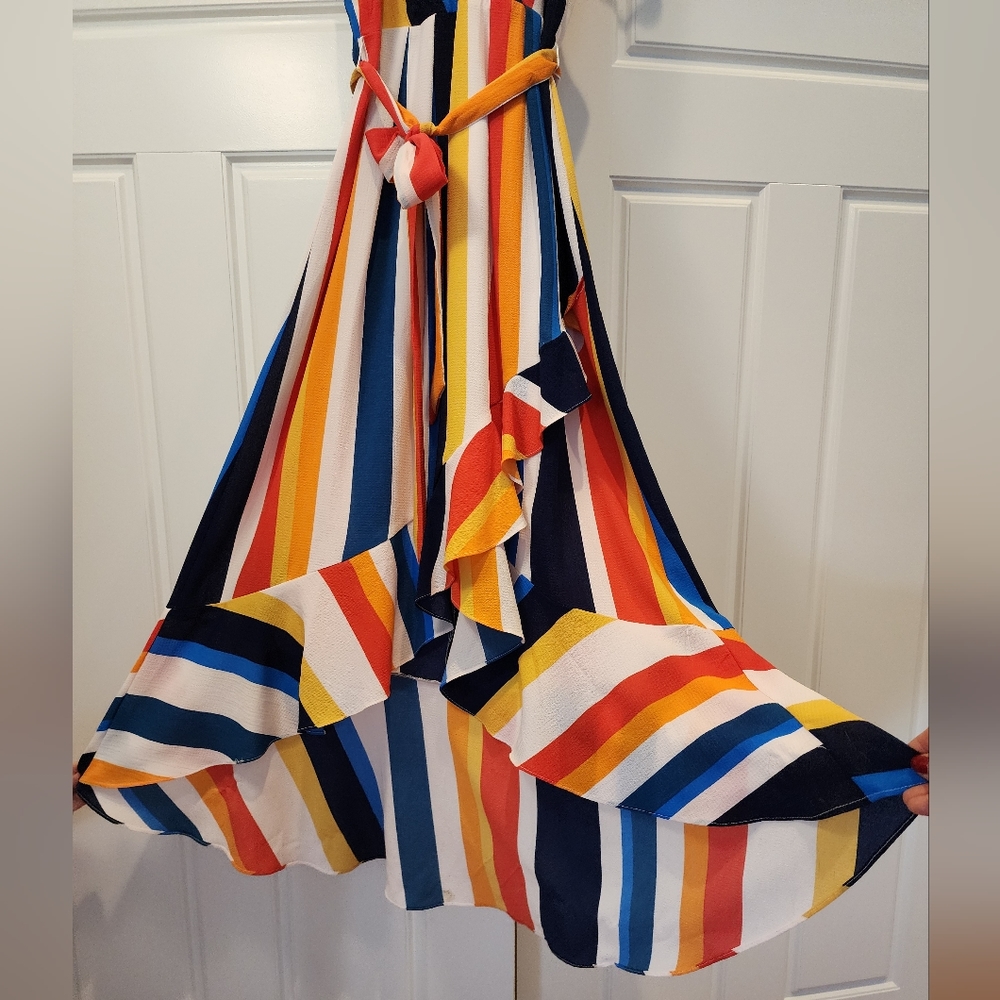 Julia jordan striped halter high low dress - Picture 9 of 9